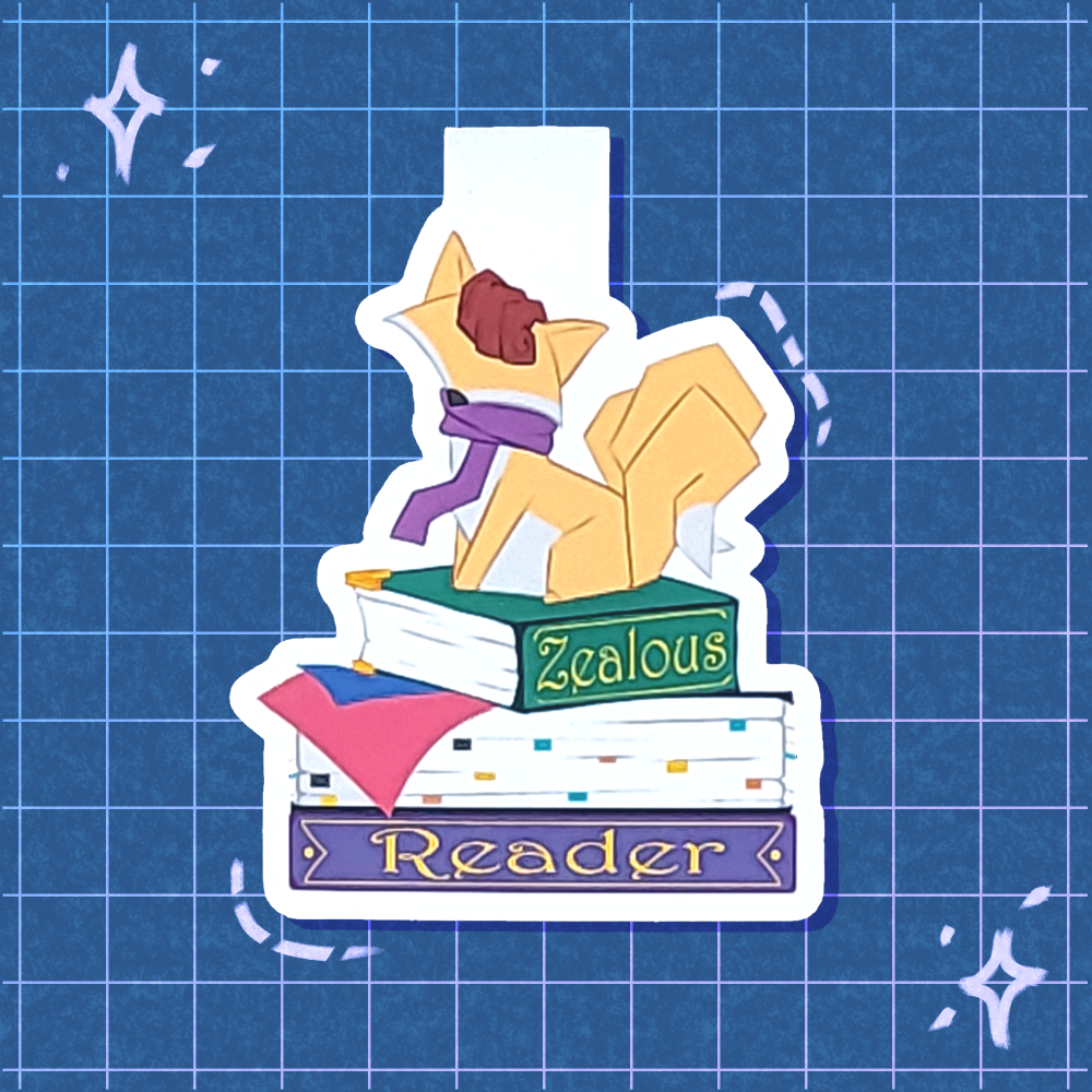 Zealous Reader Magnetic Bookmark